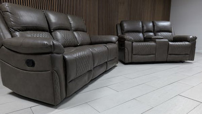 Roman Leather Sofa Suite - Comfort Furniture