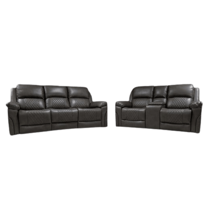 Roman Leather Sofa Suite - Comfort Furniture