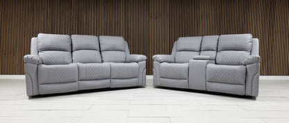Roman Leather Sofa Suite - Comfort Furniture