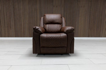 Roman Leather Sofa Suite - Comfort Furniture