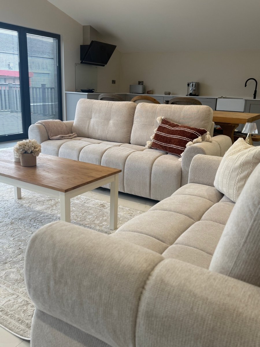 San Marino Sofa Beige 3+2 Set - Comfort Furniture