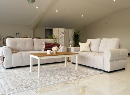 San Marino Sofa Beige 3+2 Set - Comfort Furniture