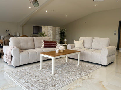 San Marino Sofa Beige 3+2 Set - Comfort Furniture