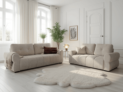 San Marino Sofa Beige 3+2 Set - Comfort Furniture