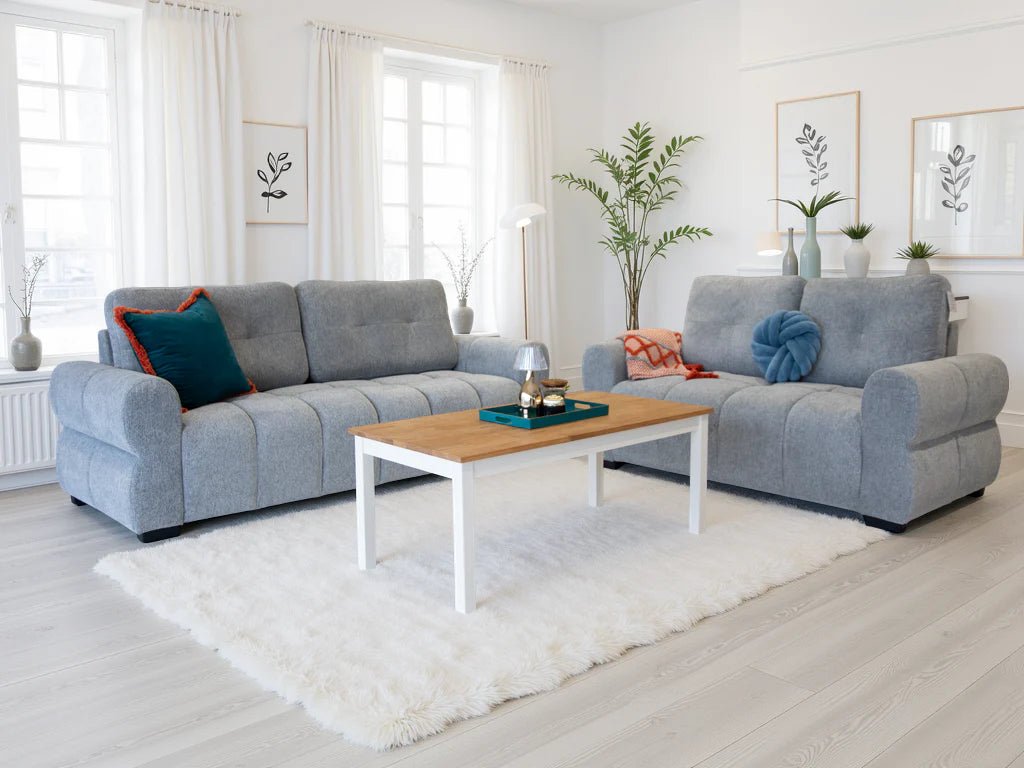 San Marino Sofa Grey 3+2 Set – Contemporary Grey 3+2 Sofa Suite | Comfort Furniture