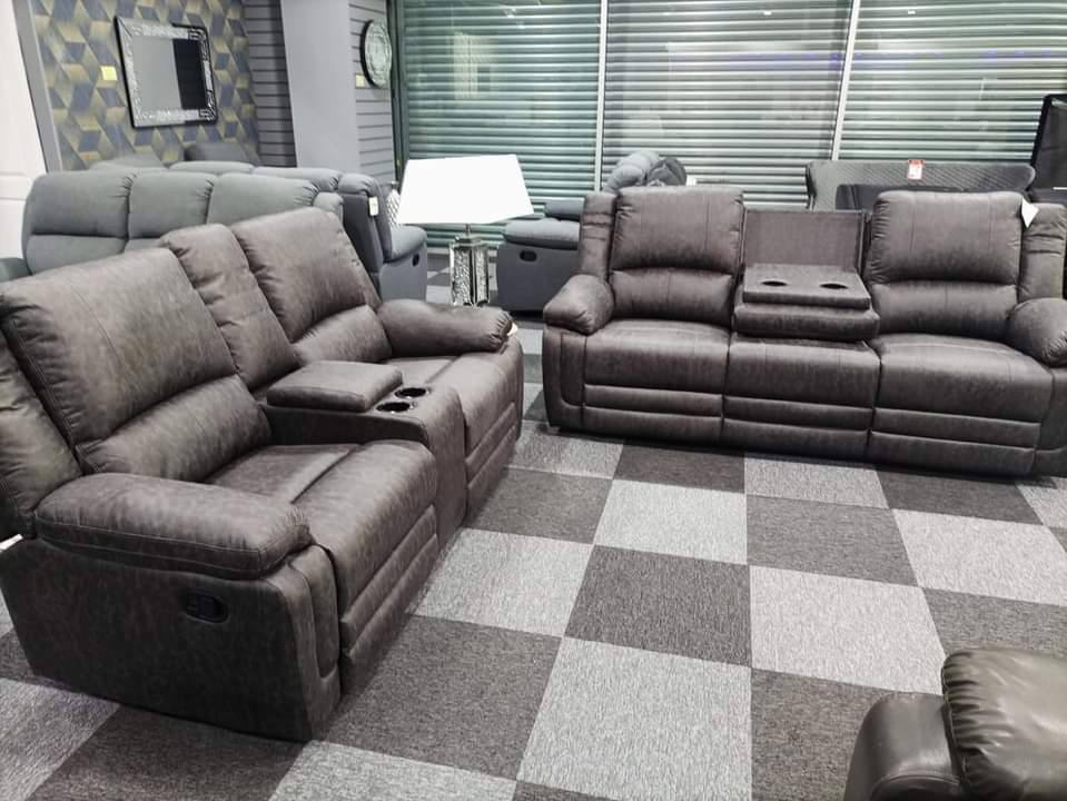 Savanna Sofa Suite 3 + 2 Manual Recliner - Comfort Furniture