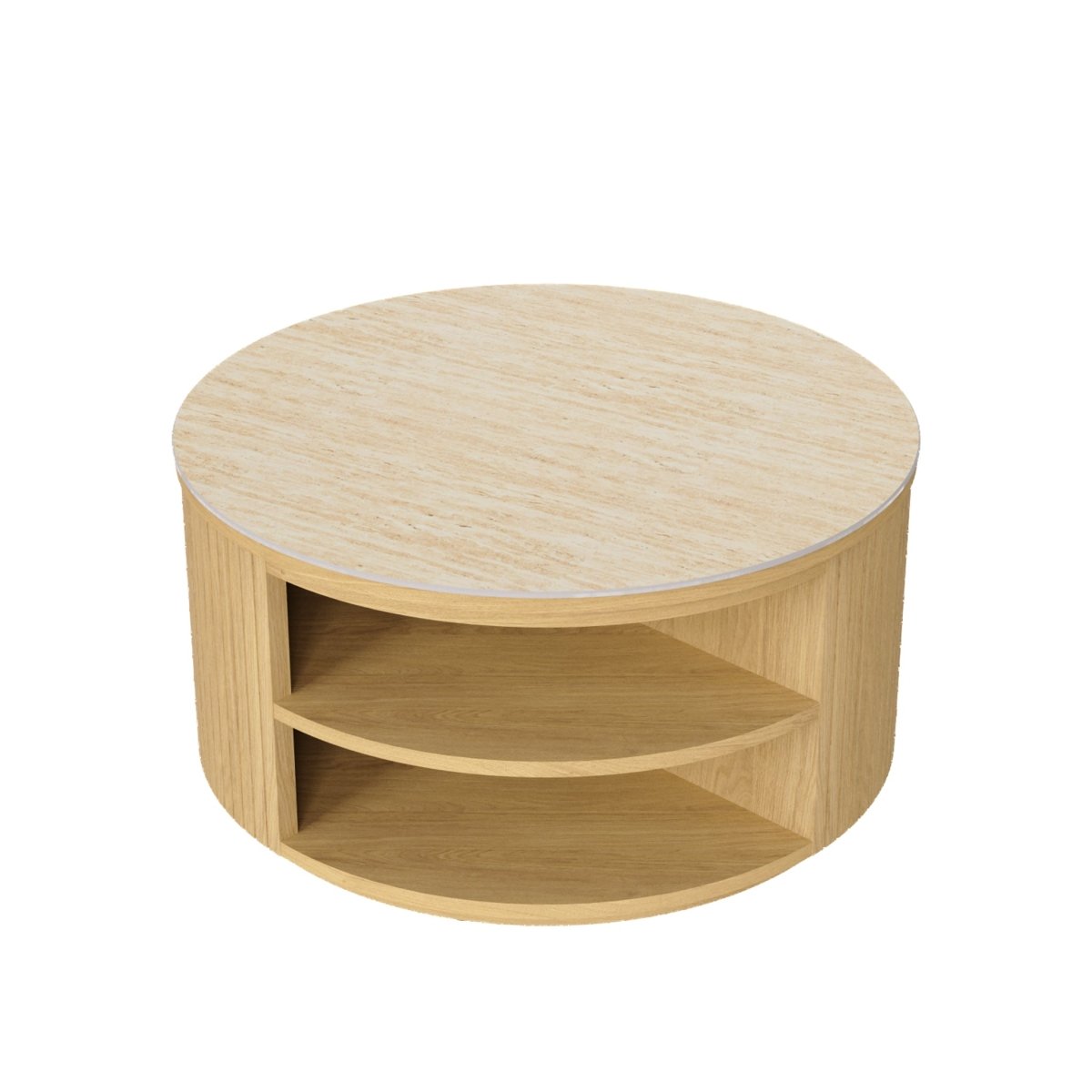 Senda Coffee Table – Oak & Ceramic - Comfort Furniture
