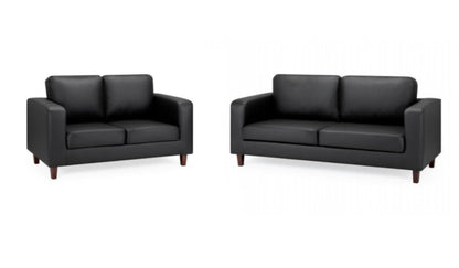Sofa Suite 3+2 Box Leather - Comfort Furniture