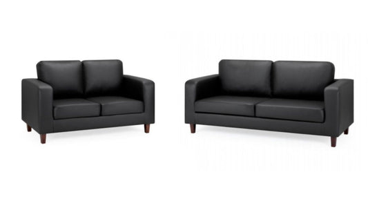 Sofa Suite 3+2 Box Leather - Comfort Furniture