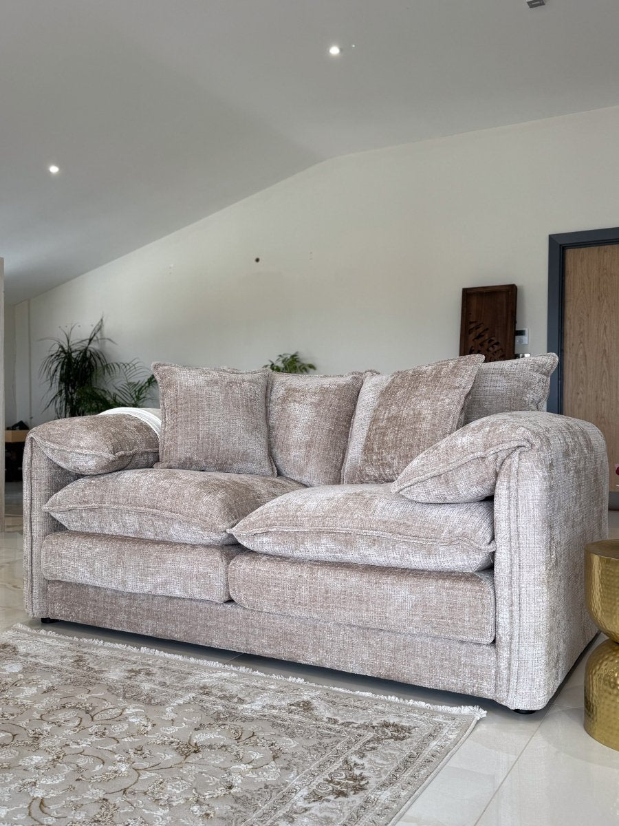 Solaya Sofa Beige 2 Seater - Comfort Furniture