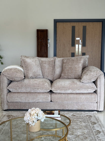 Solaya Sofa Beige 2 Seater - Comfort Furniture