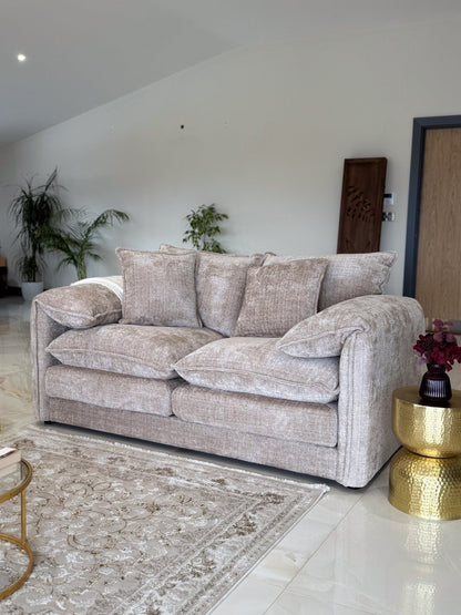 Solaya Sofa Beige 2 Seater - Comfort Furniture