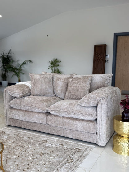 Solaya Sofa Beige 2 Seater - Comfort Furniture