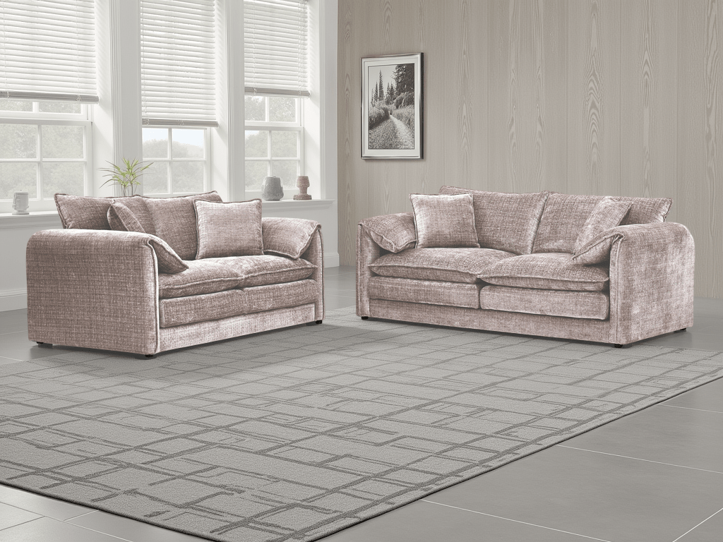 Solaya Sofa Beige 3+2 Set - Comfort Furniture