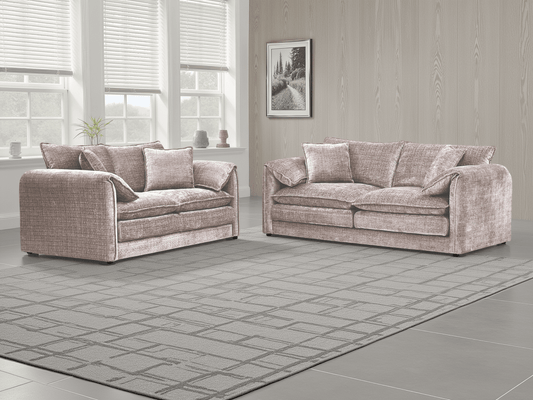 Solaya Sofa Beige 3+2 Set - Comfort Furniture