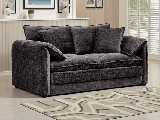 Solaya Sofa Black 2 Seater – Matching 2 Seater for Solaya Suite | Comfort Furniture