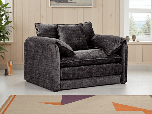 Solaya Sofa Black Armchair – Matching Armchair for Solaya Range | Comfort Furniture