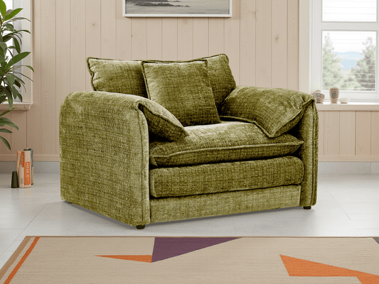 Solaya Sofa Green Armchair – Matching Armchair in Green Fabric | Comfort Furniture