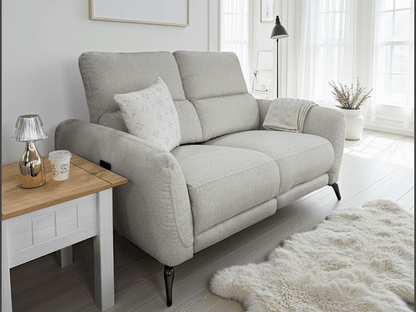 Sorrento Electric Recliner Beige 2 Seater - Comfort Furniture