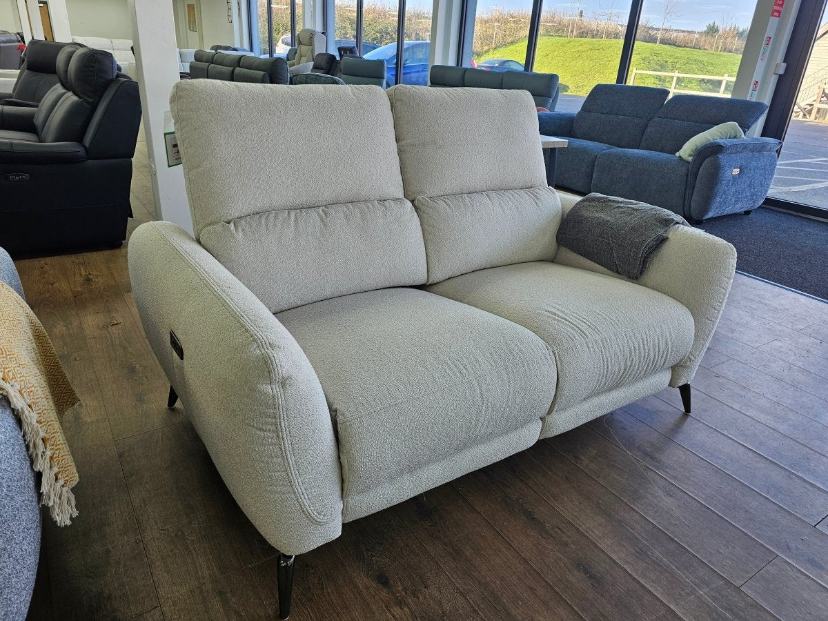 Sorrento Electric Recliner Beige 2 Seater - Comfort Furniture