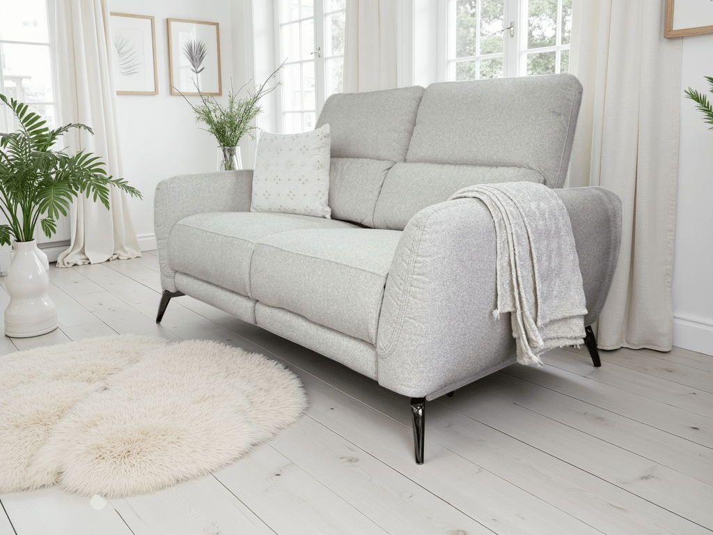Sorrento Electric Recliner Beige 2 Seater - Comfort Furniture