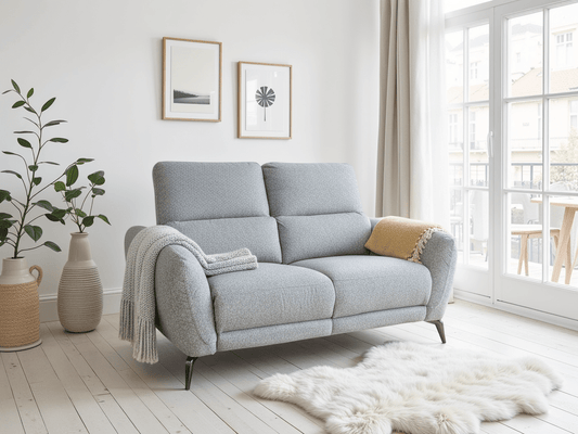 Sorrento Electric Recliner Grey 2 Seater – Power Recliner 2 Seater | Comfort Furniture