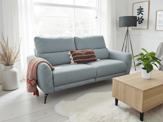 Sorrento Electric Recliner Grey 3 Seater – Power Recliner Sofa | Comfort Furniture