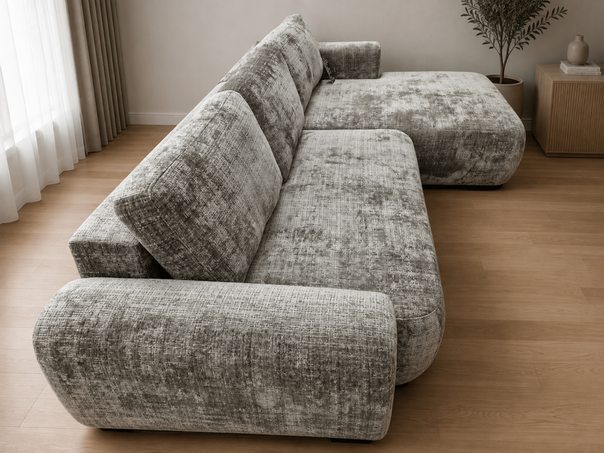 TOM Large Corner Sofa Bed - Comfort Furniture