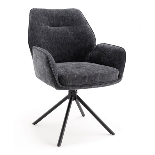 Treviso Dining Chair – Grey Velvet - Comfort Furniture