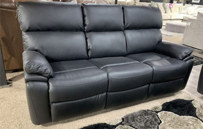 Valencia Leather Sofa Manual Recliner - Comfort Furniture