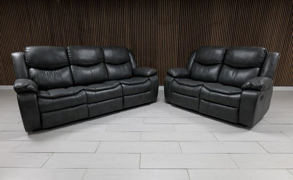 Valerie Leather Sofa Suite - Comfort Furniture