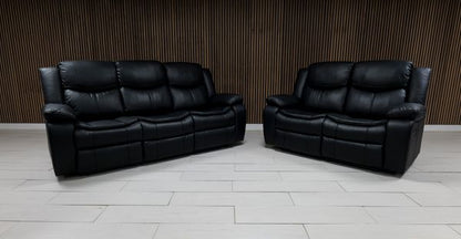 Valerie Leather Sofa Suite - Comfort Furniture