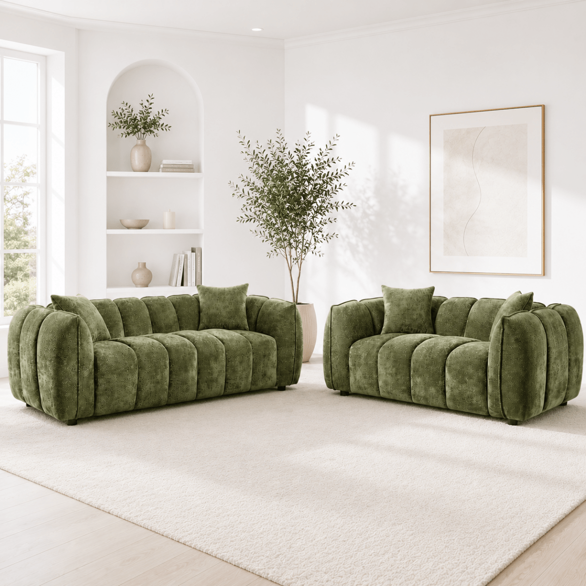 Venice Sofa Suite in Grey – 3+2 Fabric Sofa Suite | Comfort Furniture