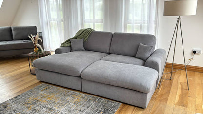 Winnie Universal Corner Sofa with Footstool - Comfort Furniture