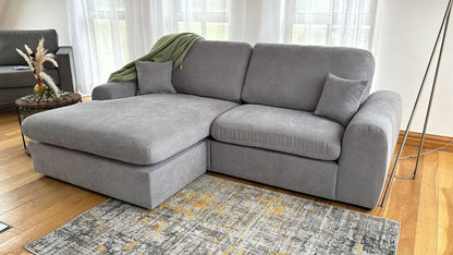 Winnie Universal Corner Sofa with Footstool - Comfort Furniture