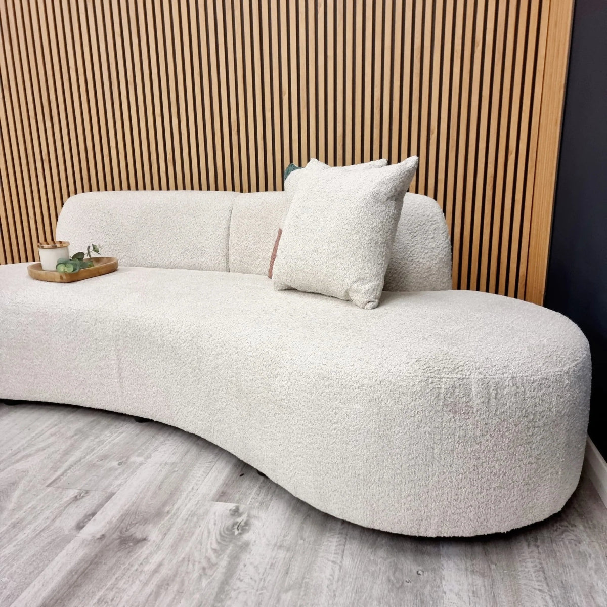 WPC Wood Effect Slatted Wall Panels (14 Panels/Box) - Comfort Furniture