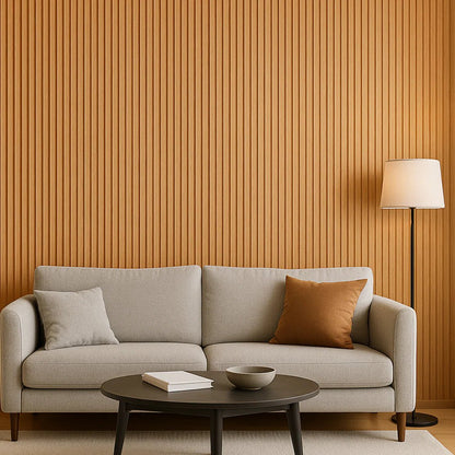 WPC Wood Effect Wave Style Wall Panels (10 Panels/Box) - Comfort Furniture