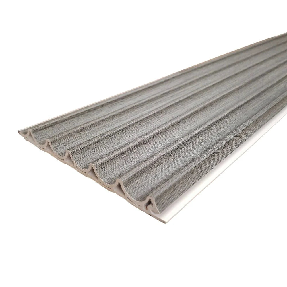 WPC Wood Effect Wave Style Wall Panels (10 Panels/Box) - Comfort Furniture