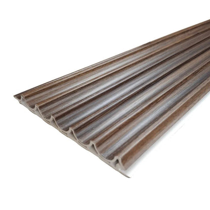 WPC Wood Effect Wave Style Wall Panels (10 Panels/Box) - Comfort Furniture