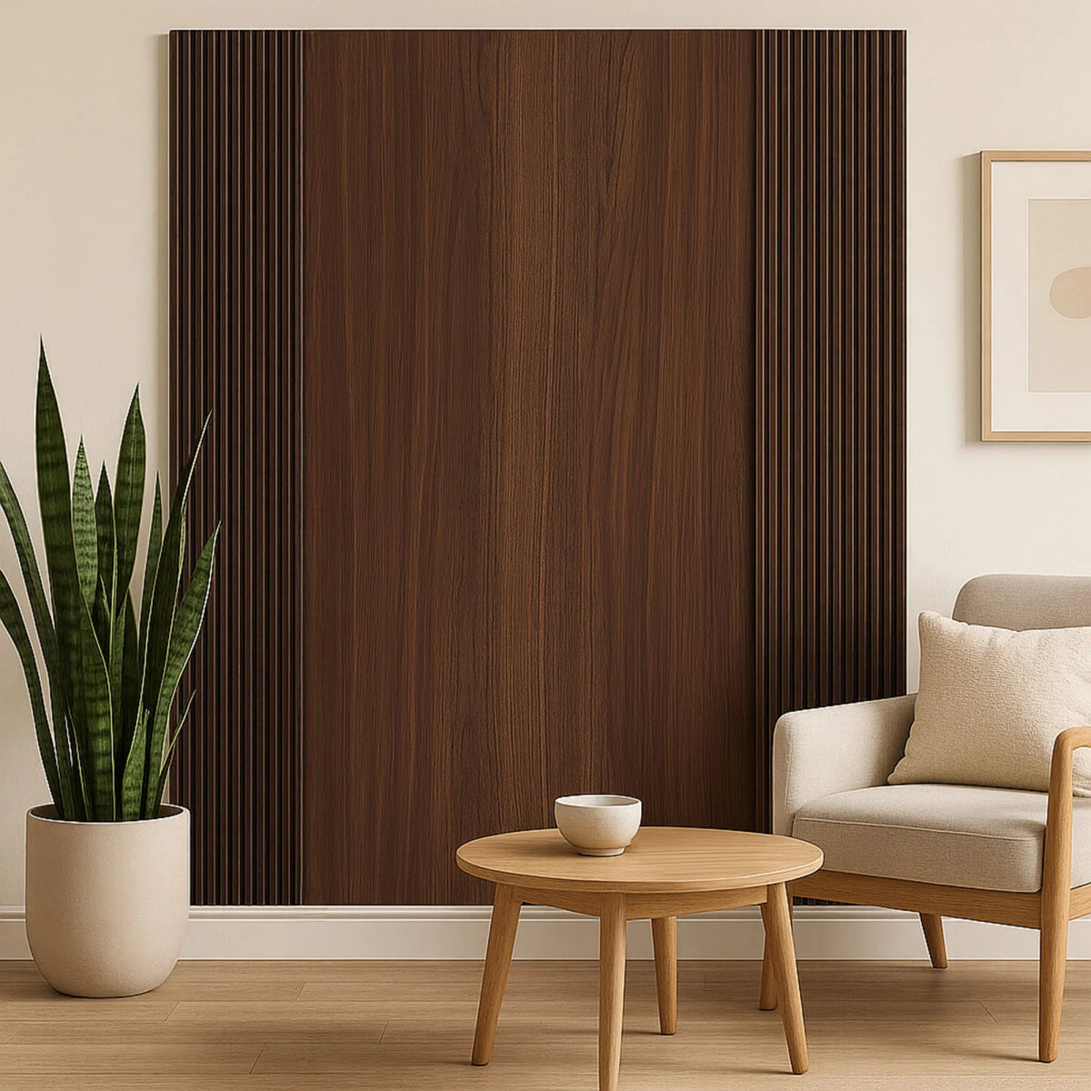 WPC Wood Effect Wave Style Wall Panels (10 Panels/Box) - Comfort Furniture