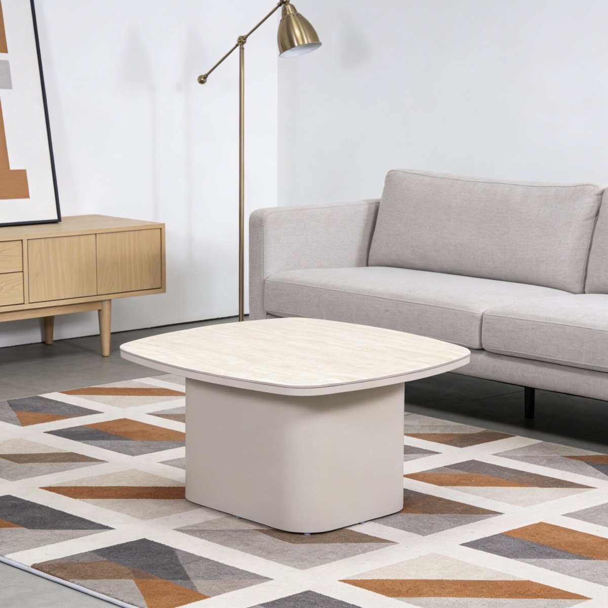 Zoe Coffee Table – Sintered Stone - Comfort Furniture